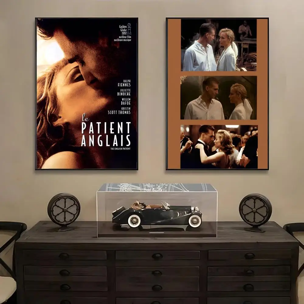 ملصق الفيلم الكلاسيكي للمريض الإنجليزي عالي الدقة أنيمي موضوع ساخن المغني/OST/فيلم مقاوم للماء ذاتي اللصق ديكور المنزل #3