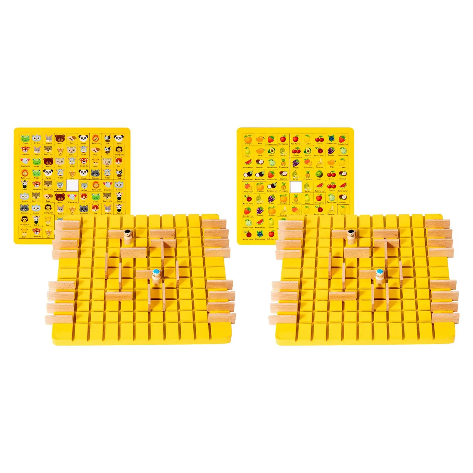 

Wooden Strategy Family Game 2 in 1 Kids Puzzle Early Learning Strategy Game for Children Kids Boys Girls Adults Birthday Gift