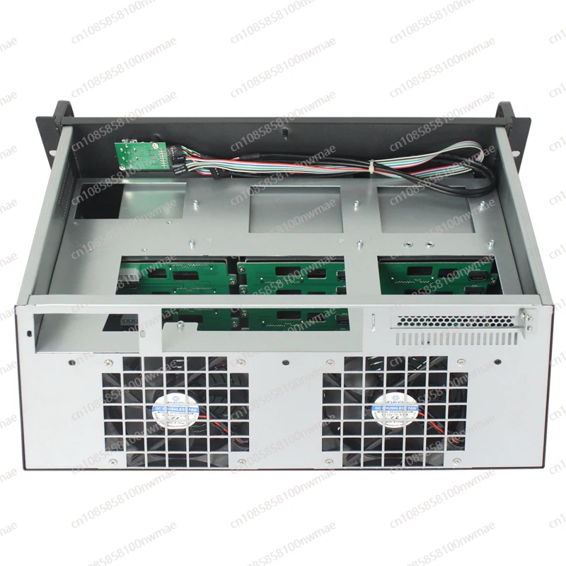 4U chassis short 12 hard drive hot swappable atx main board multi-bit rack nas storage server 320 deep
