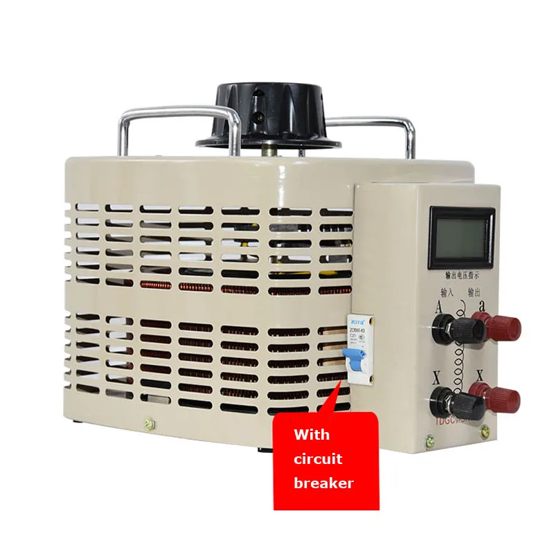Regolatore di tensione digitale monofase Ingresso 220 V Uscita 0-250 V Trasformatore digitale variabile Regolatore di tensione 5000 W TDGC2-5kva