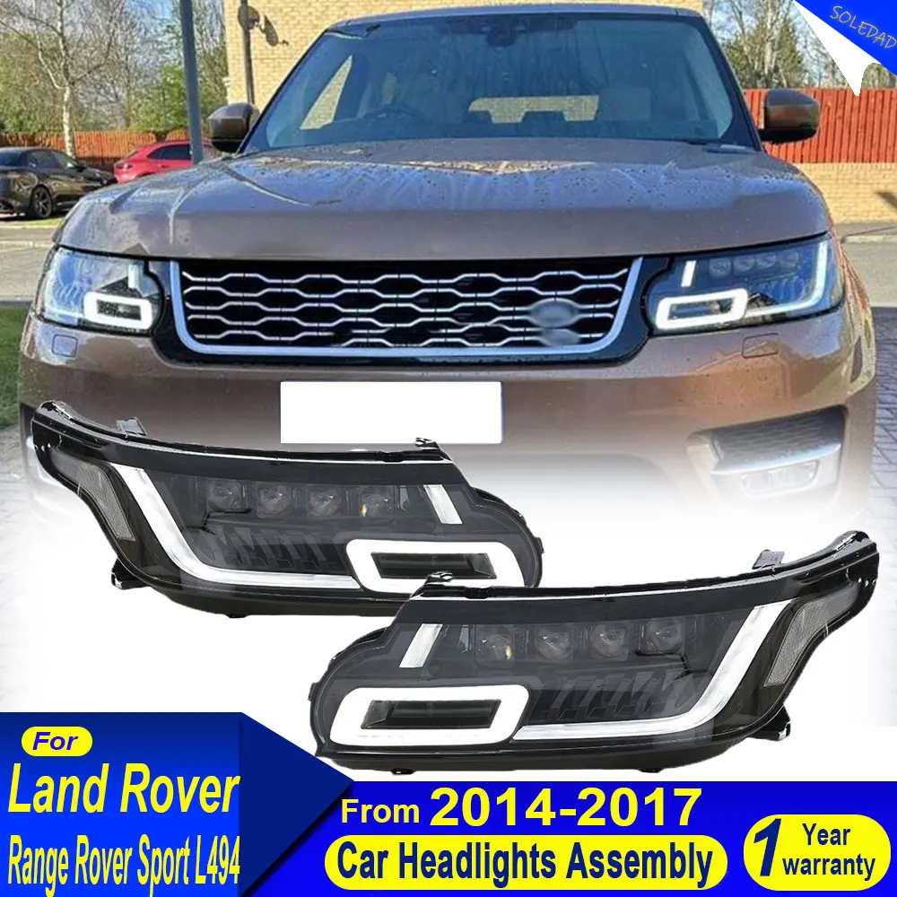 Car Headlights For Land Rover Range Rover Sport L494 2014 2015 2016 2017 Headlamp Front DRL Turn Signal Lights Assembly