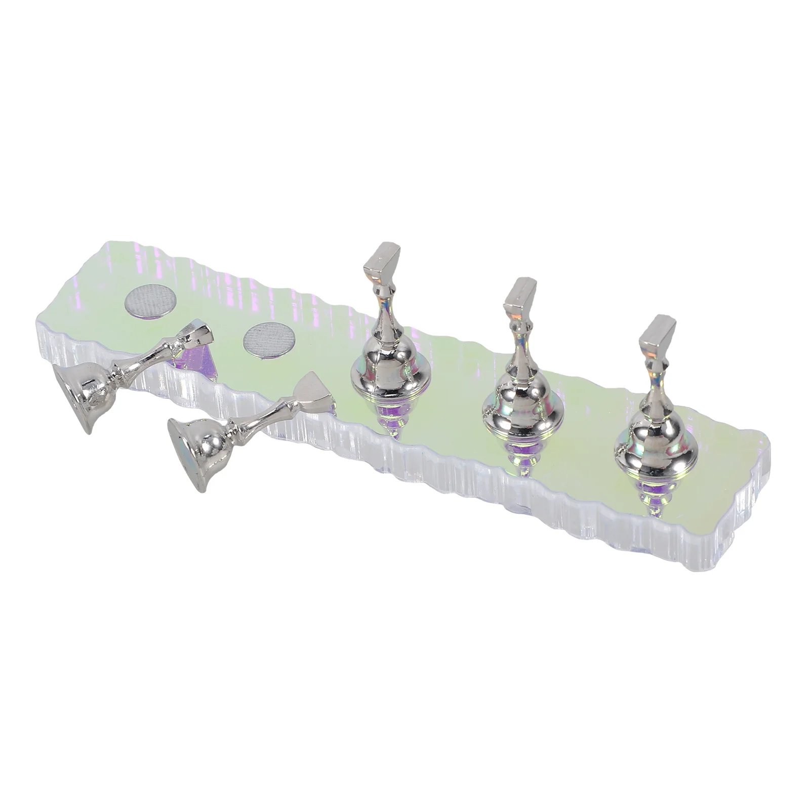 1세트 아크릴 디스플레이 스탠드 가벼운 연습용 홀더 인조 손톱 DIY 네일 아트 액세서리 매니큐어 도구 네일 스탠드