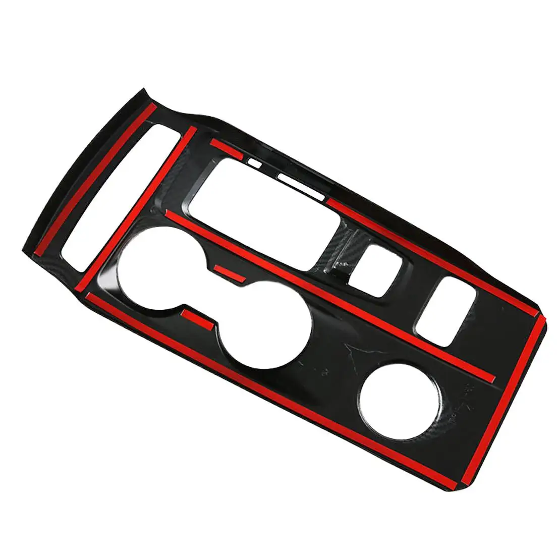 

Car Gear Shift Panel Cover Trim Fit For Ford Ranger Wildtrak 2023-2024 Left Hand Drive Carbon Fiber Style ABS