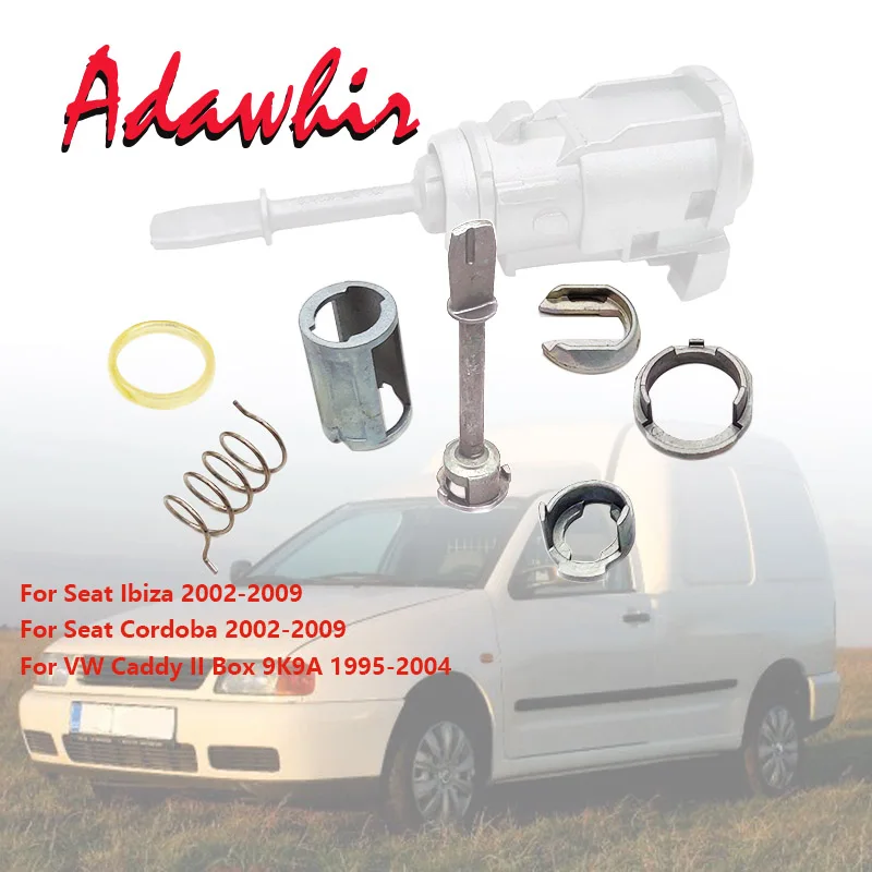 6L 3837167 B/168B DLA VW SEAT IBIZA CORDOBA CADDY ZESTAW NAPRAWCZY CYLINDERA ZAMKA DRZWI DO LEWEJ PRAWEJ STRONY NOWY 7 SZTUK — zdjęcie 5