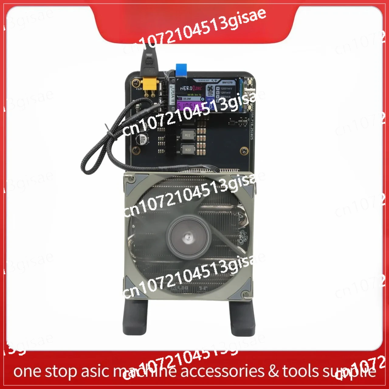 

Mute Bitcoin Miner 6TH/s 100 Watts, Dual Fan Cooling, Open-source Mining Equipment