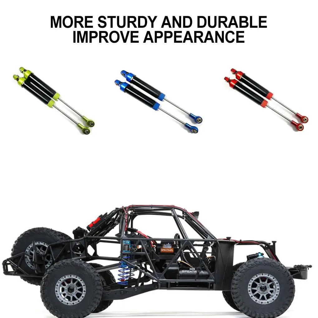 RCGOFOLLOW 2pcs Aluminum Alloy Wear-resistant Front Rear Shock Absorber For 1/10 Rc Front Rear Shock Absorber LOSI Baja