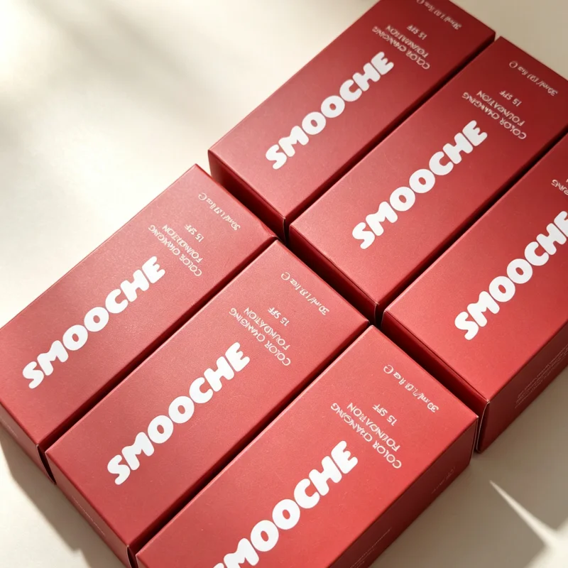 Fond de Teint Smooche Changeant de Couleur, Atténue les Imperfections, Contient des Ingrédients Nourrissants pour la Peau, Contrôle le Sébum et Tonifie, Produit Hydratant