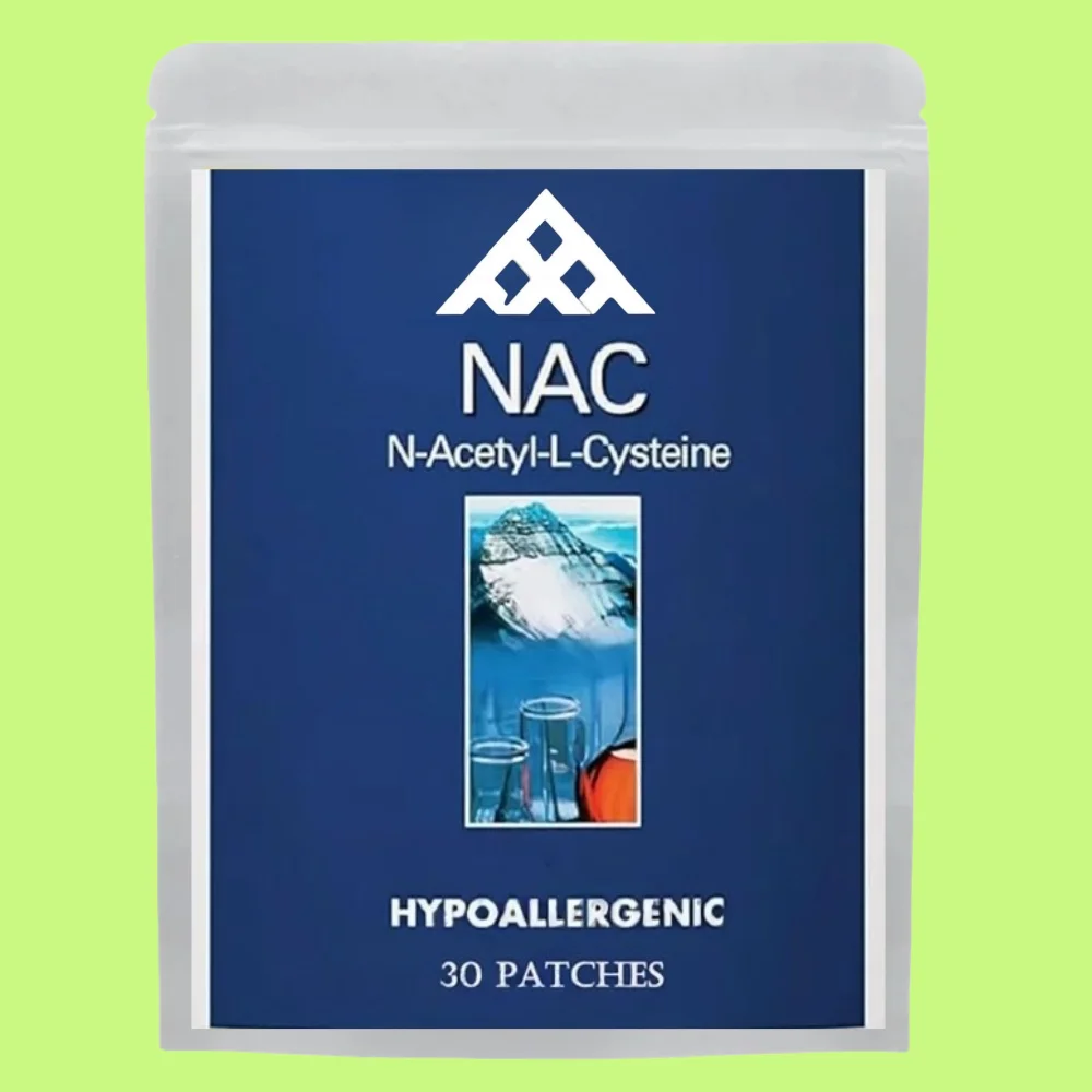 Parches transdermicos Nac enriquecidos con cardo mariano, Quercetin - Apoya la inmunidad, la salud respiratoria y la desintoxicación del hígado 30 parches