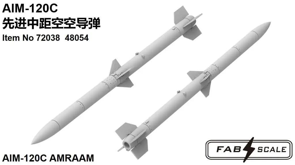 

FAB FA48054 1/48 Scale AIM-120C AMRAAM