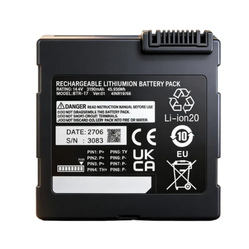 BTR-17 High Quality Battery 14.4V 3190mAh for Fujikura FSM-33S FSM-43S Fiber Fusion Splicer Replacement Battery