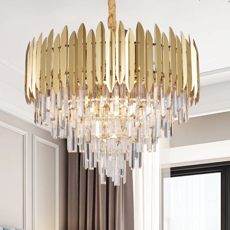 lustre de cristal de luxo moderno lampadas simples para sala de jantar lanternas para moradia quarto pos moderno 01