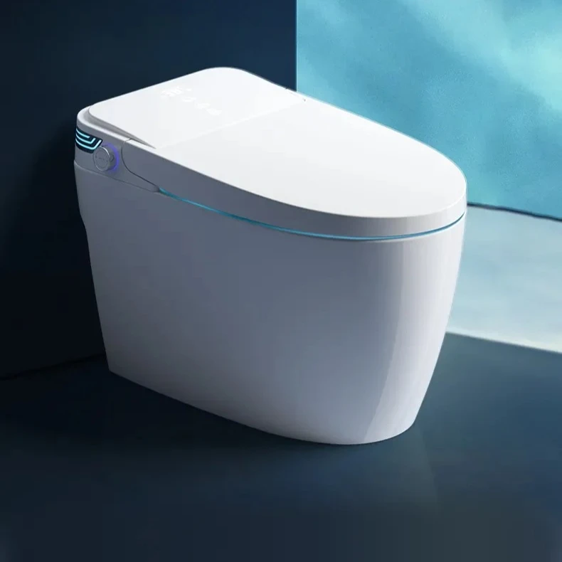 

Electric Automatic Flush Bidet One Piece Intelligent Smart Toilet Elongated Heated Seat Dual-Flush Modern Inteligente Remote