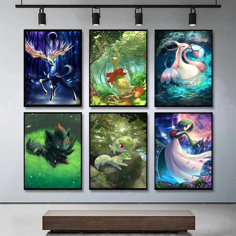 

Comic Pictures Pokemon Xerneas Gift Art Wall Decor Modern Home Modular Print Classic Decoration Birthday Gift Hanging