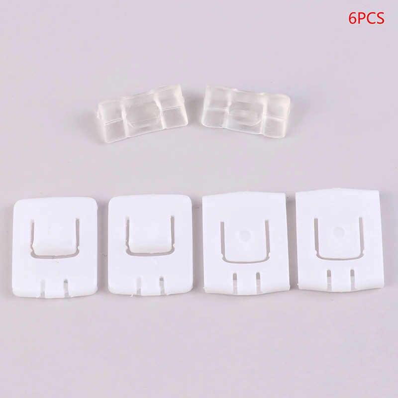 6PC Seat Fastener Rail Runner Clips Sliders Guide For AUDi SEAT VOLKSWAGEN Golf Jetta NK1 MK2 MK3435881203A 171881213B 191881213