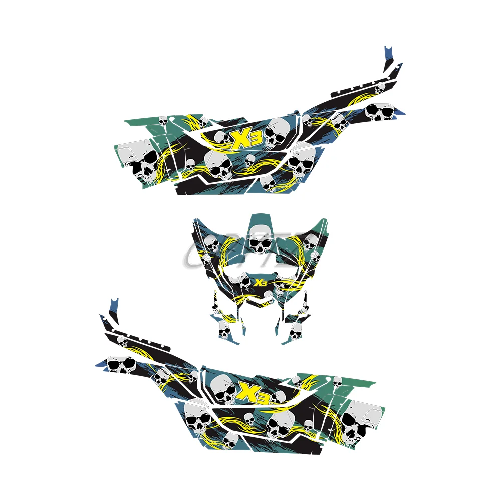 Fit For Can-Am Maverick X3 2017 2018 2019 CAN AM MAVERICK X3 2014-2025 GRAPHICS KIT DECAL Sicker Customize