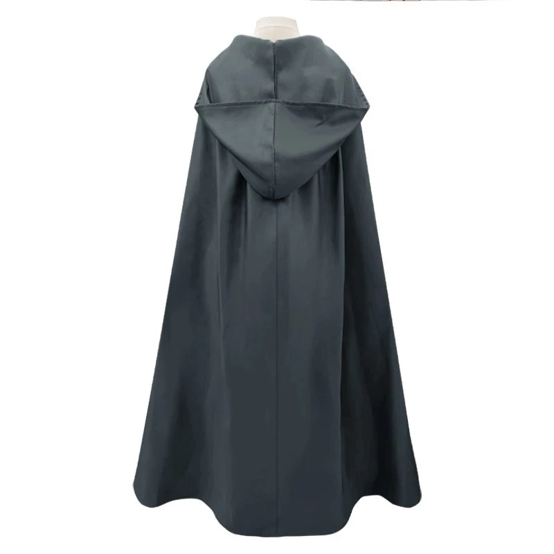 Movie Gandalf Cosplay Costume Men Sorcerer Uniform Thin Cotton and Linen Cape Hat Suit Halloweeen Carnival Performance Costumes