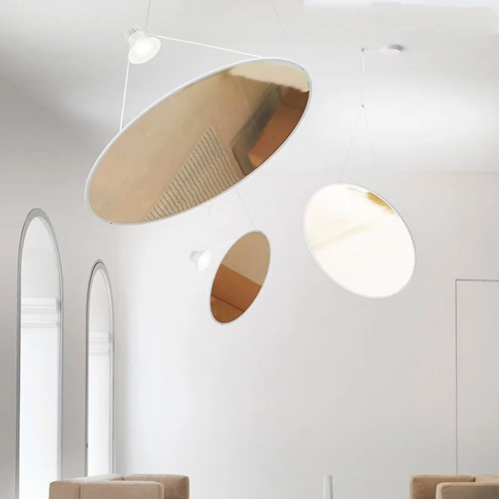 Modern Minimalist Living Room, Bedroom, Dining Room, Staircase Hall, Model Room, Nordic Satellite Radar Pendant Light