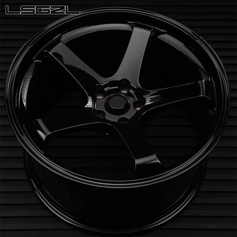 Hot Sale  Custom Forged 17 18 19 20 22 Inch Alloy Black Wheel Rim Deep Dish 5x114.3 5x120 5x112 for BMW audi Nissan GTR