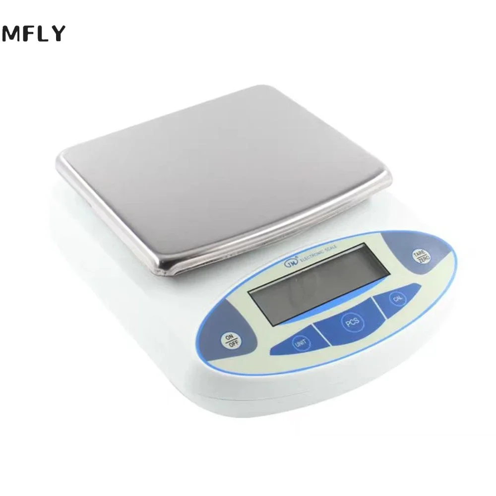 

3000/5000g/30kg 0.01g/0.1g Digital Electronic Balance Lab Jewelry Scale High Precision Industrial Kitchen Weighing Balance Scale