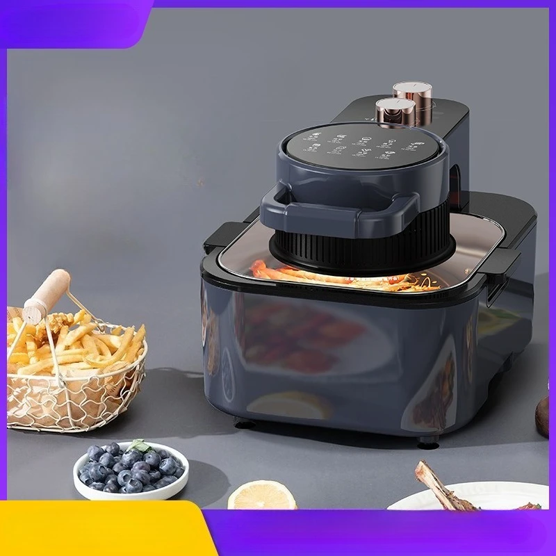 ماكينة مقلاة هوائية موندا، مقلاة كهربائية بصرية ذات سعة كبيرة ومتعددة الوظائف سعة 8 لتر