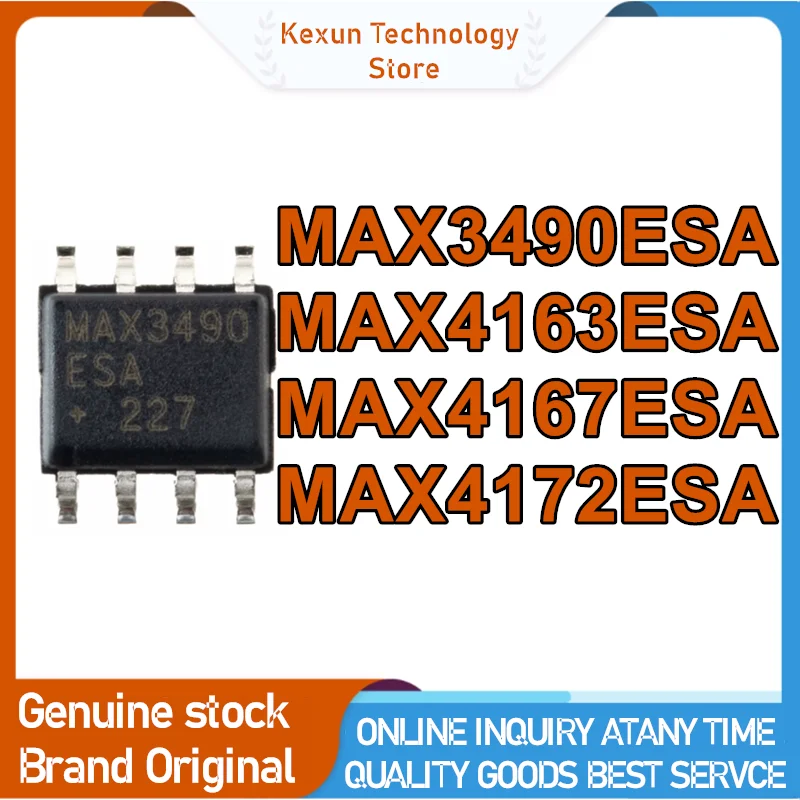 10PCS MAX3490ESA MAX4163ESA MAX4167ESA MAX4172ESA SOP-8 IC Chip 100% New Original in stock