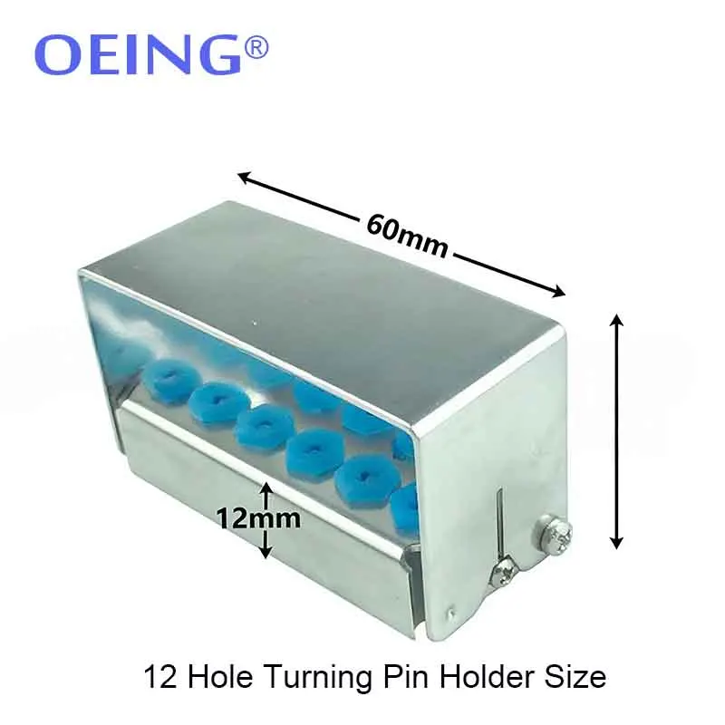 8/12/30 Holes Dental Disinfection Box  Hole Tip Holder Implant Drills Organizer  Endo File Fixer Burs Autoclave Sterilizer Case