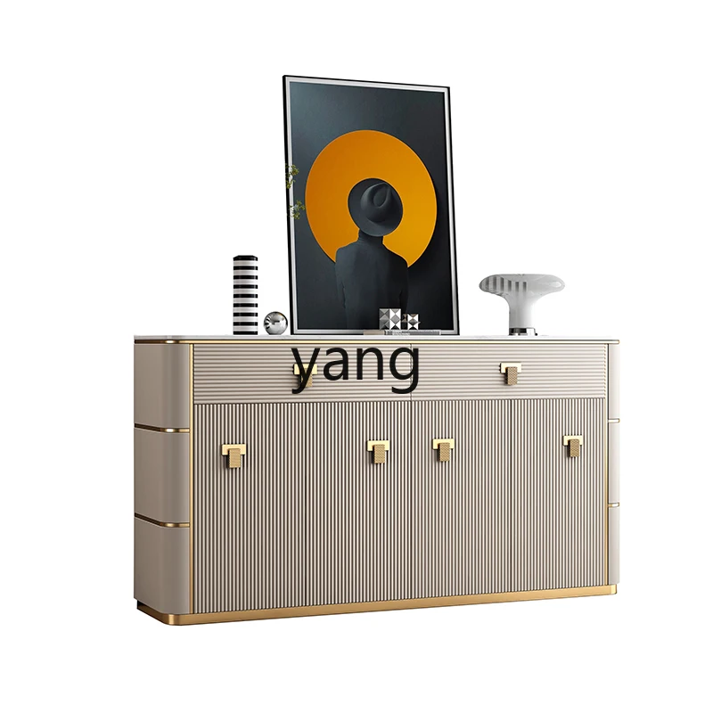 

lmm Light Luxury Entrance Cabinet Simple Modern Stone Plate Dining Side Living Room Decoration Home Storage Locker