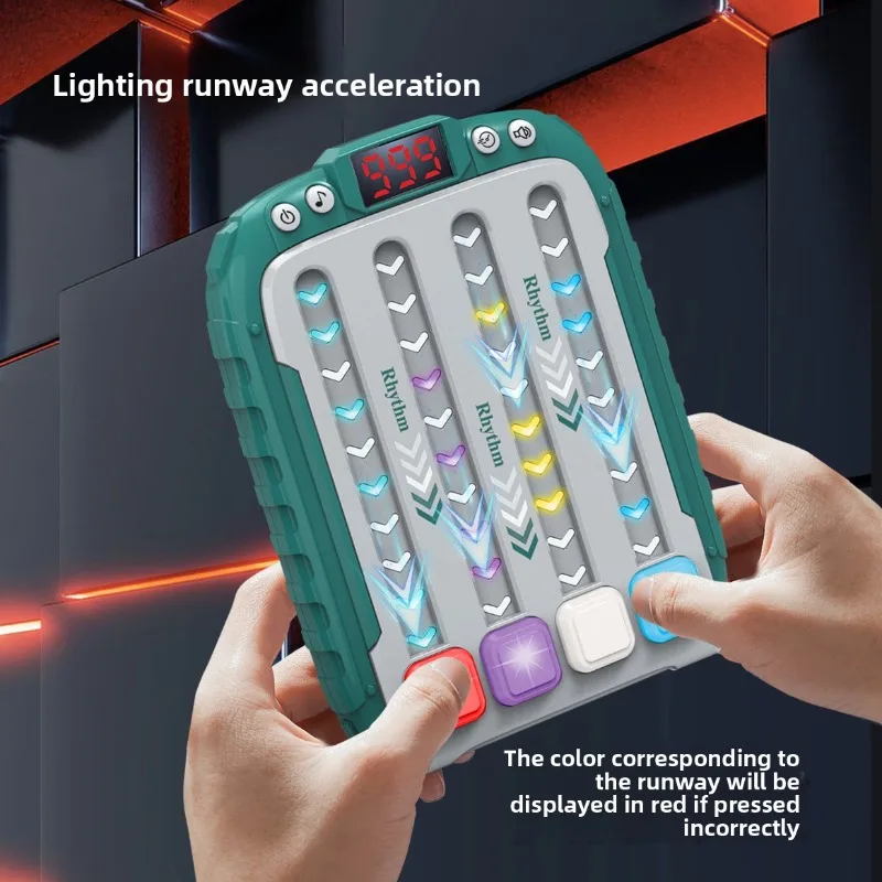 1 قطعة ألعاب الموسيقى للأطفال وحدات تحكم الألعاب الذكية إيقاع لغز وحدات التحكم بالألعاب وفك هدايا عيد الميلاد ألعاب إبداعية