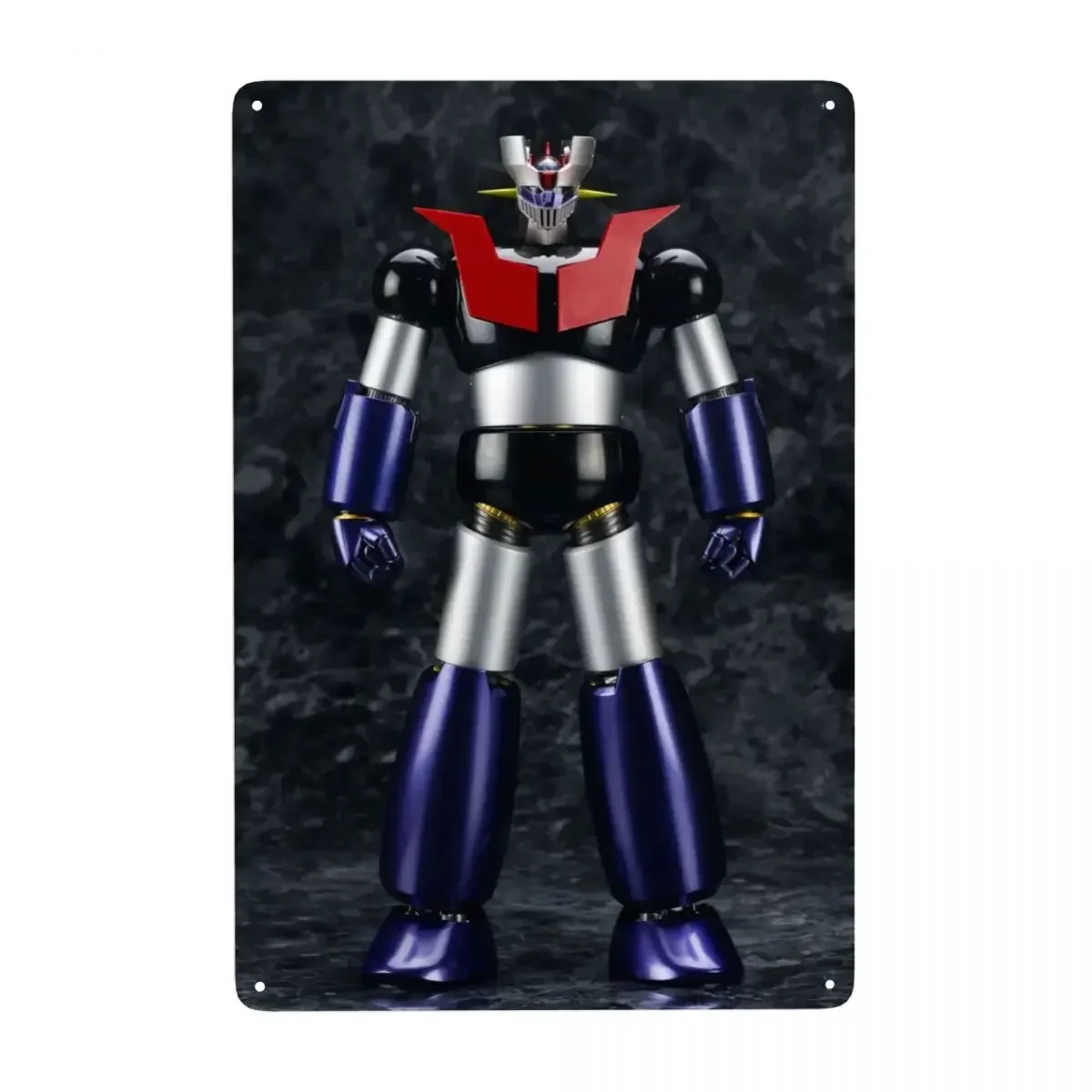 Vintage Goldorak Grendizer Metal Tin Sign Rectangle Custom Anime UFO Robot Goldrake Signs Plaque Pub Cafe Yard Wall Art Decor