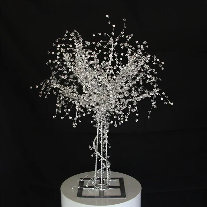 GISELLE moderne créatif cristal fleur support lumière chaîne pour fête route plomb lumières décoration événements mariage