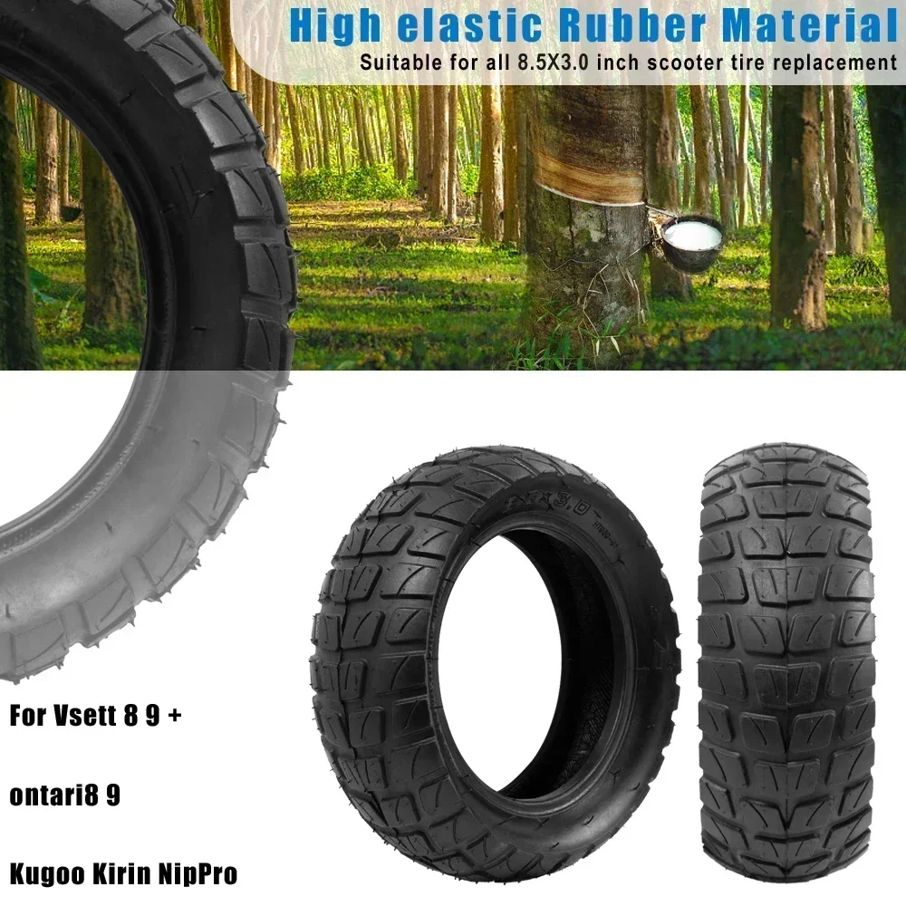 8,5x3,0 Off-Road-Reifen Innen-Außenrohr Kamera 8,5 Zoll Luftreifen für Vsett 8 9 Zero 8 9 /Kugoo Kirin G2 Pro Elektroroller – Detail 4