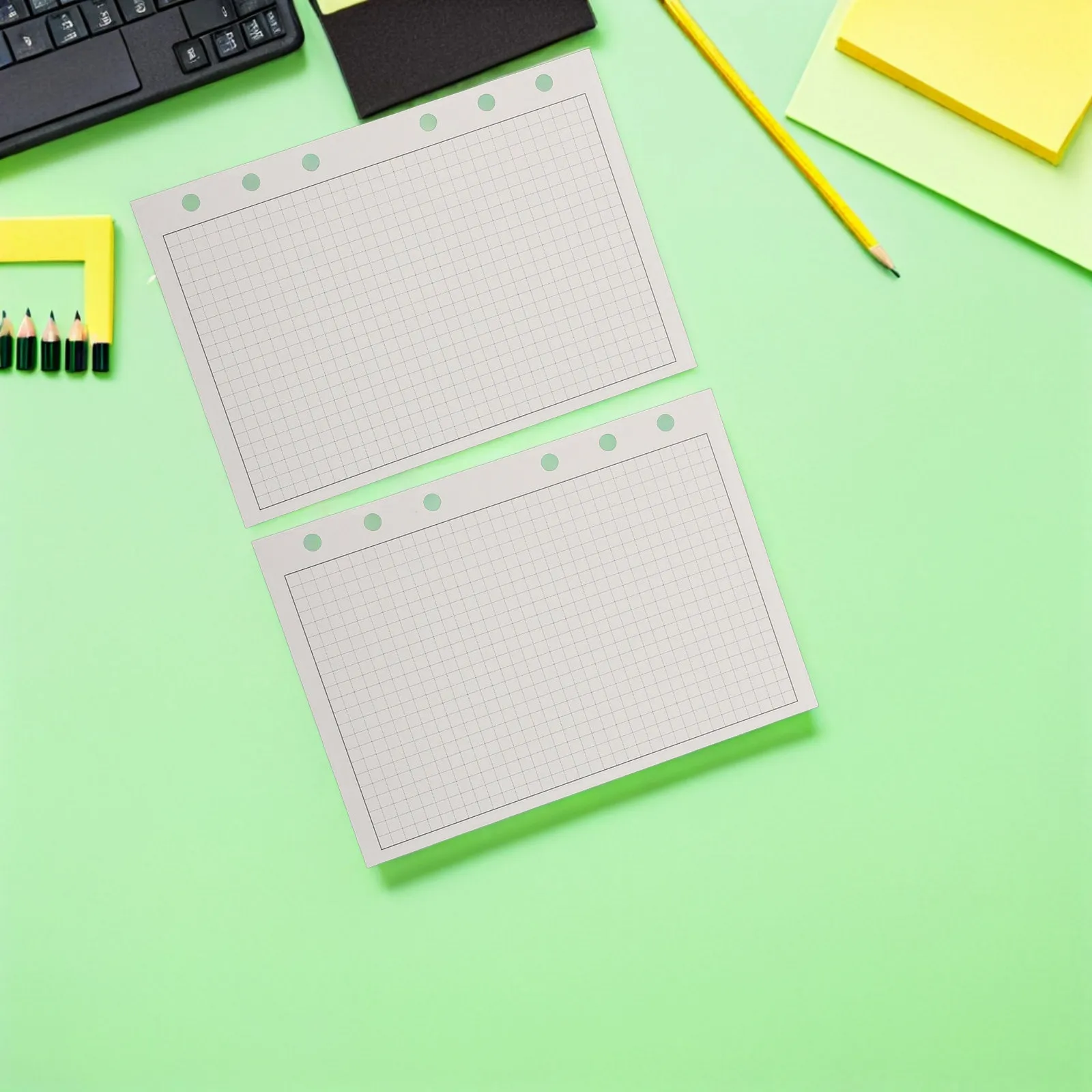 Loose Leaf Planner Notebook 100 Pages A5 Refillable Journal Daily Schedule Organizer Notes Planner for Office Study
