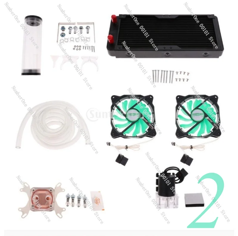 Computer Water-Cooled Jacket CPU Graphics Card Cooling System