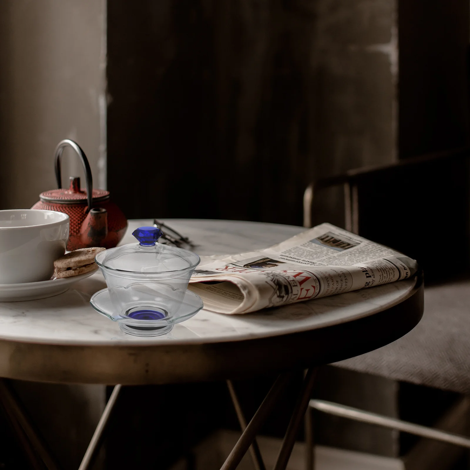 

1Set Delicate Tureen Tea Cup Heat-Resistant Glass Teacup for Home Office Birthday Holiday Gifts Glass Tea Cup Tureen Teacup