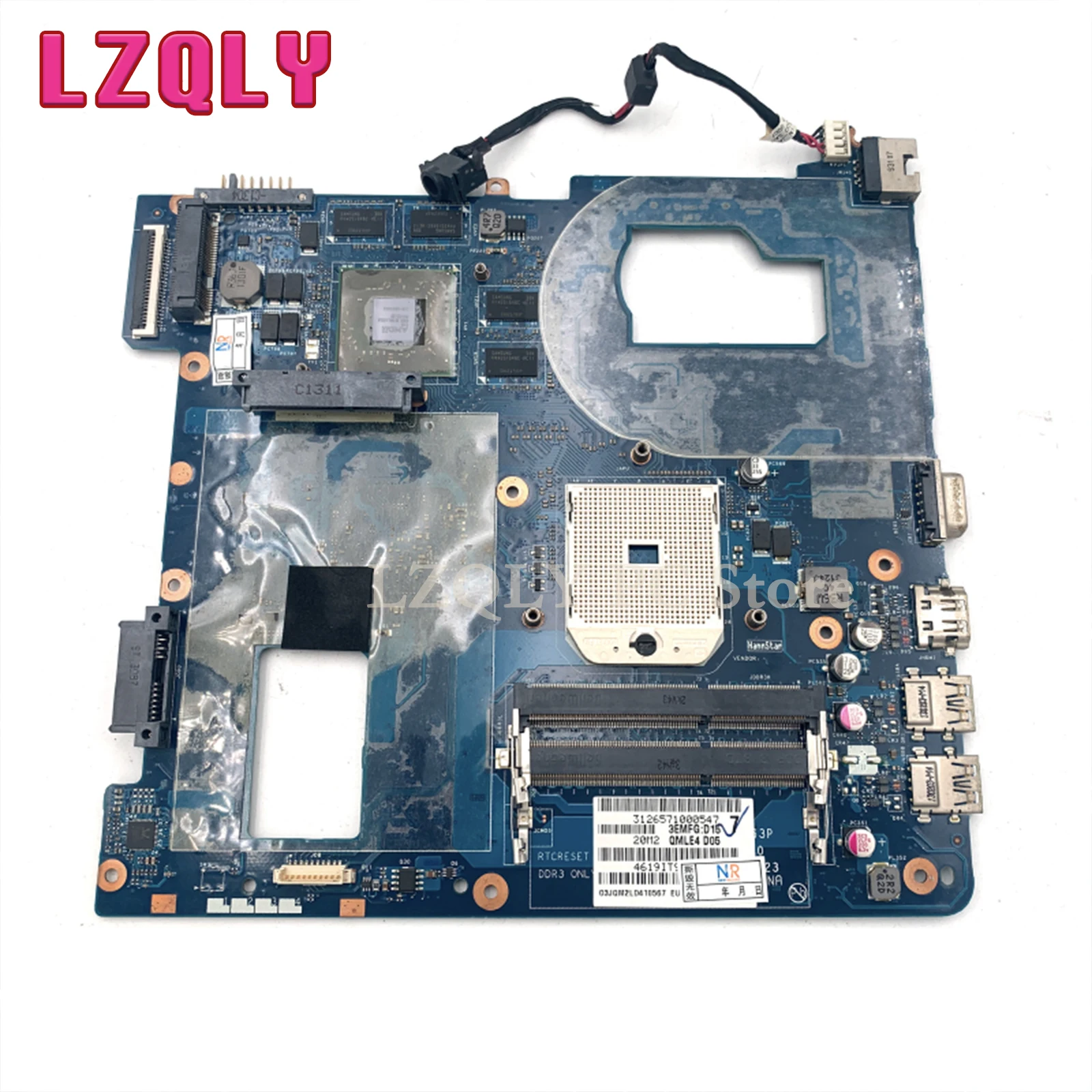 LZQLY For Samsung NP355 NP355C4C NP355V5C LA-8863P QMLE4 BA59-03567A BA59-03567B Laptop Motherboard Socket FS1 HD7600M GPU