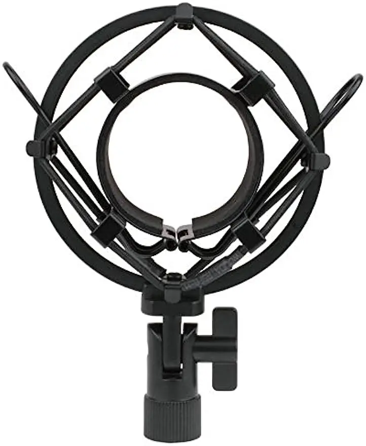 Spider Universal Microphone Shock Mount Holder Adapter Clamp Clip 48-51MM Large Diameter Studio Condenser Mic Anti-Vibration