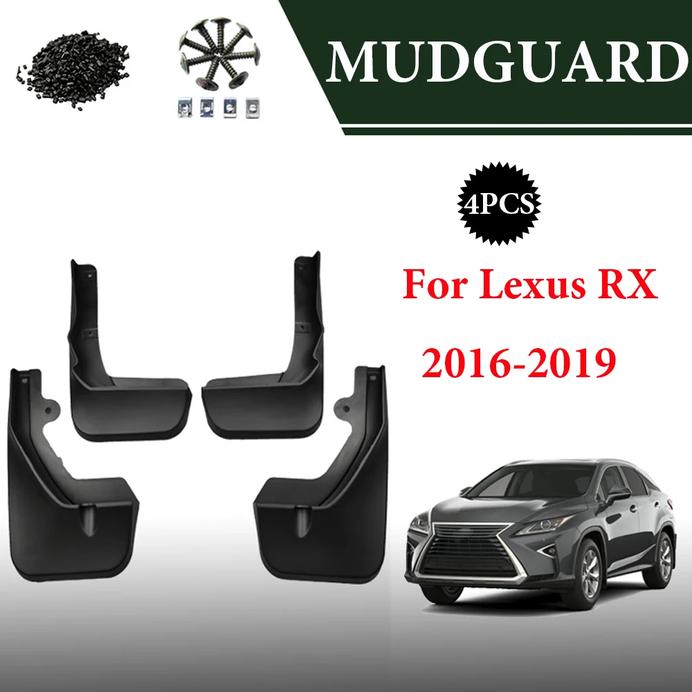 

Car-styling For Lexus RX RX350 RX200T RX450h RX350L 2016-2019 Mudguards Fender Mudflaps Guard Splash Mud Flap Car Accessories