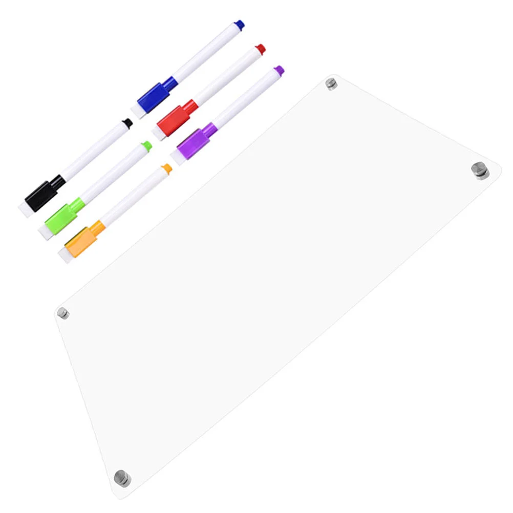 Magnetischer Kalender Whiteboard Stift trocken löschen Kalender Kühlschrank magnetisch klar Acryl Lebensmittel liste Pad