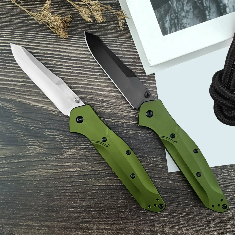 

BM 940 Osborne Assisted Folding Knife 3.15'' D2 Blade Green Aluminum Handle Outdoor HuntingTool EDC Defense Pocket Knife