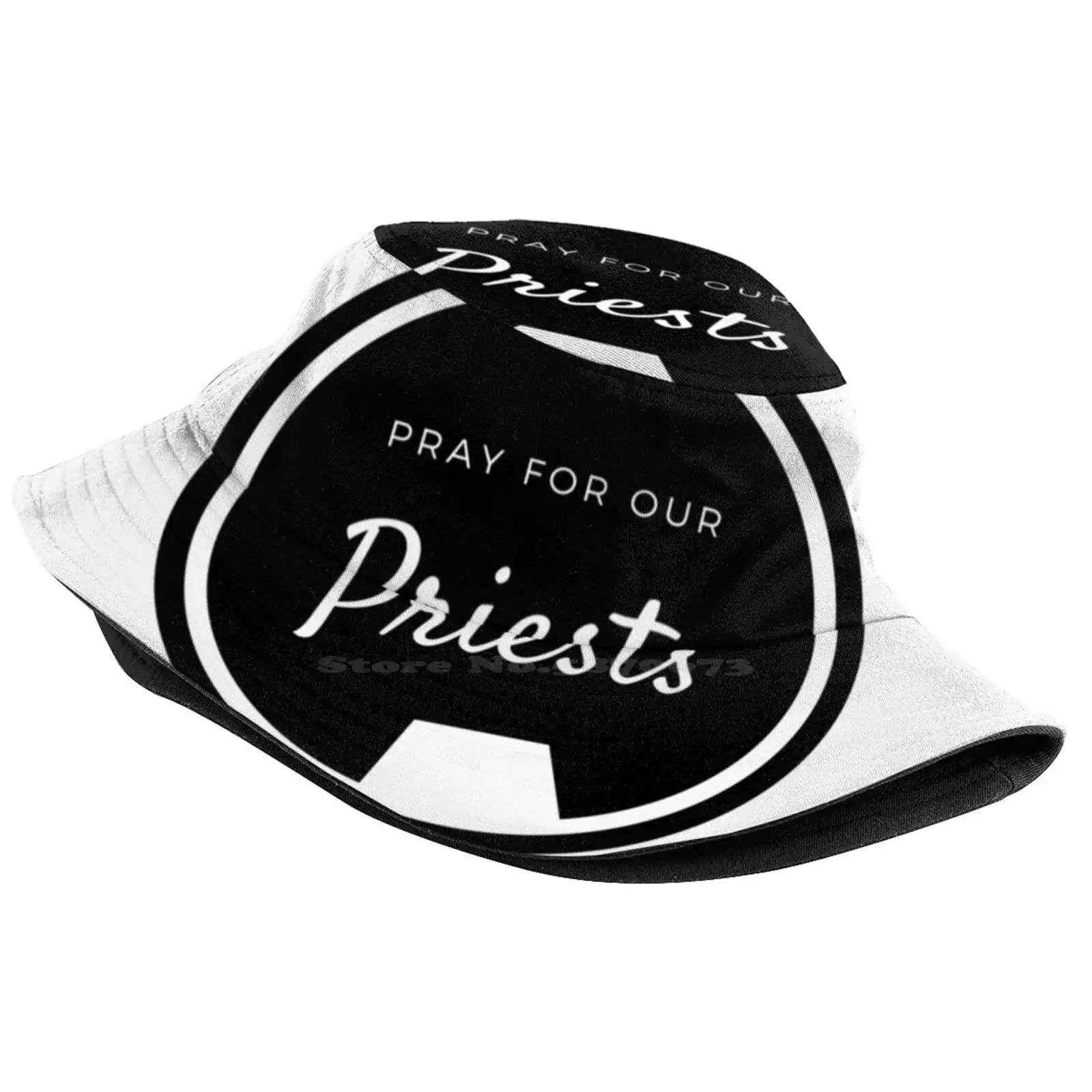 Pray For Our Priests Sun Cap Fisherman Hat Bucket Hats Catholic Christian Prayer Priesthood Religious Life Nun Marriage Witness