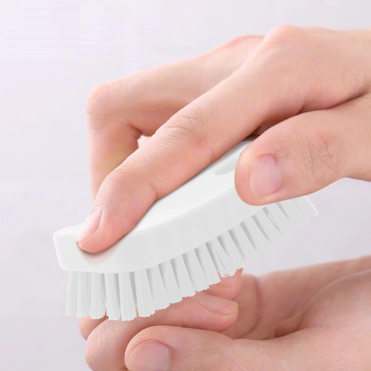 

Soft Bristle Nail Cleaning Brush Hand Foot Scrub Comfortable Durable Portable Manicure Tool Nail Brush Fingernail Cleaner