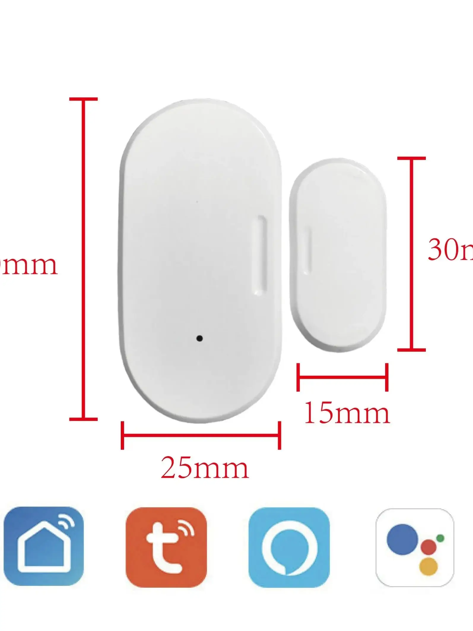 

Tuya ZigBee умный датчик двери, окна, детекторы открытия и закрытия двери, умный дом, охранная сигнализация для Alexa Google