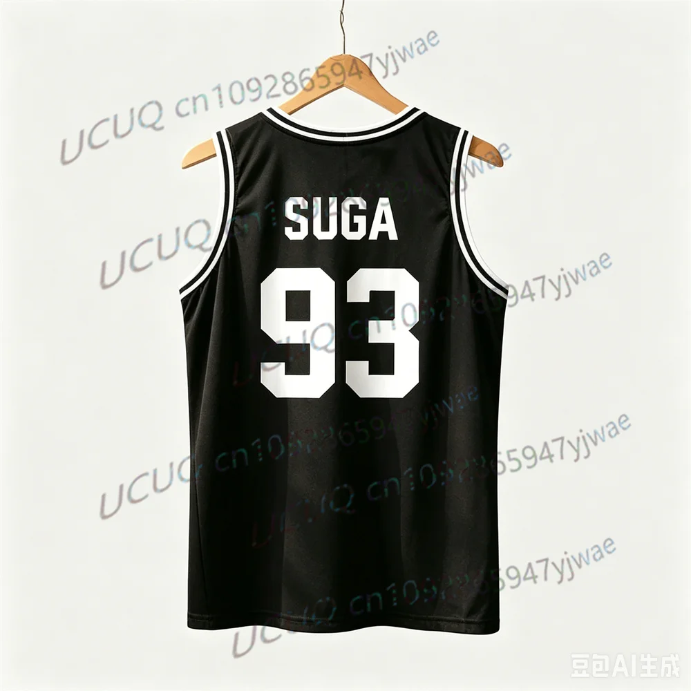 KPOP Concert Outfits JUNGKOOK Basketball Jersey Tank Top Breathable Sports Vest Casual Sleeveless Top Army Gift Men Women Vest image 2
