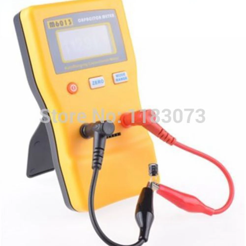 Brand Auto Ranging Electronic Capacitance Meter Professional Capacitor Tester 0.01pF to 470mF Up to 1% M6013 V2