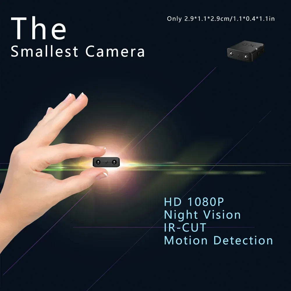 1080P Mini Camera Wifi Smart Home Security Protection Micro Camcorder Night Vision DV DVR Subminiature Cam Secret Video Recorder