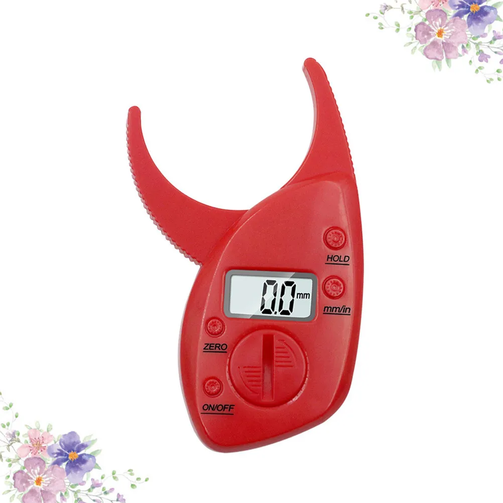 Digital Body Caliper Accurate Reliable LCD Display Analyzer Portable Fat Measuring Tool Teller Tester Body Fat Meter Health Care
