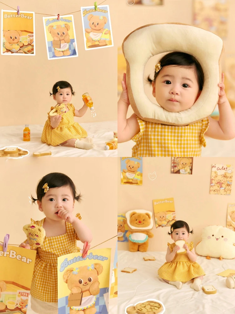 

Childrens Photography Clothing Baby Year Old Photo Clothing Studio Girl Bear Theme 신생아촬영 신생아 одежда для новорождëных