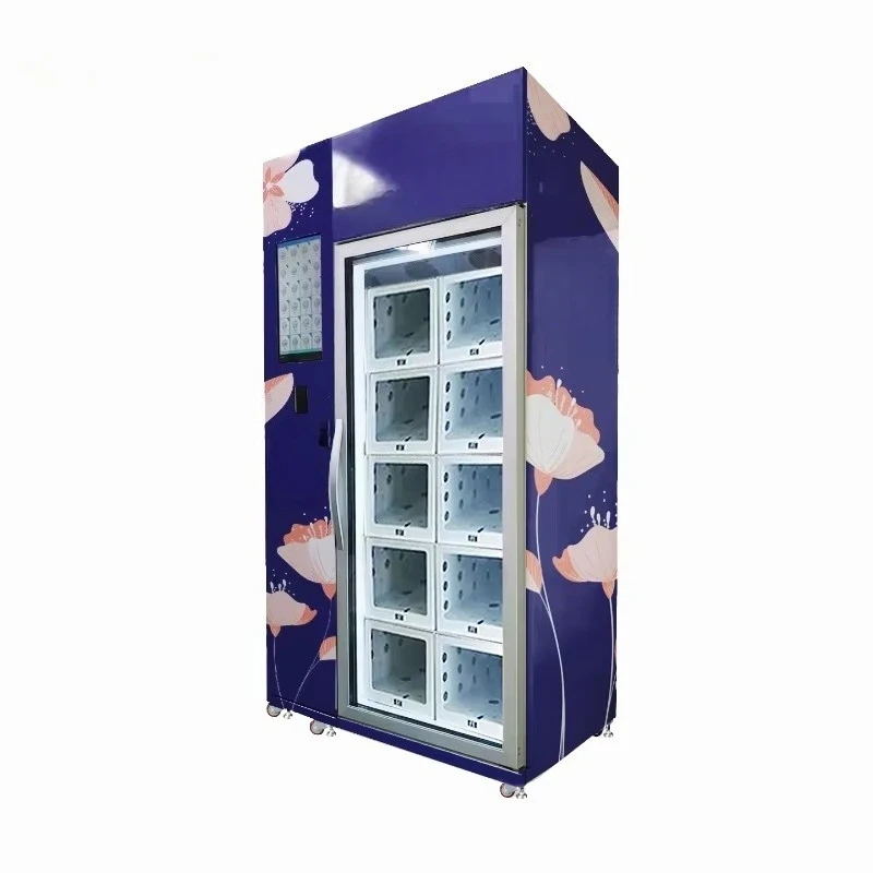 Automat Vending Machines Flowers Customized Flower Locker Vending Machine Smart Commercial