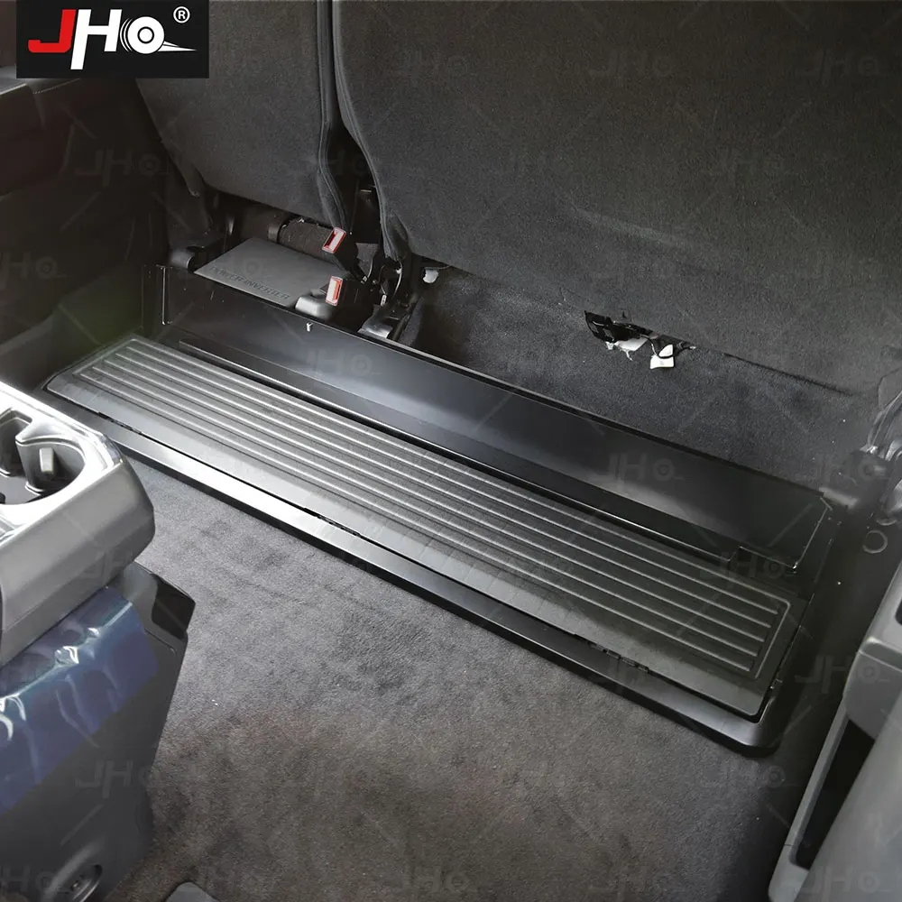 JHO 4-Door Pickup Storage Organizer Accessories Rear Row Underseat Storage Box Folding For Ford F150 2021