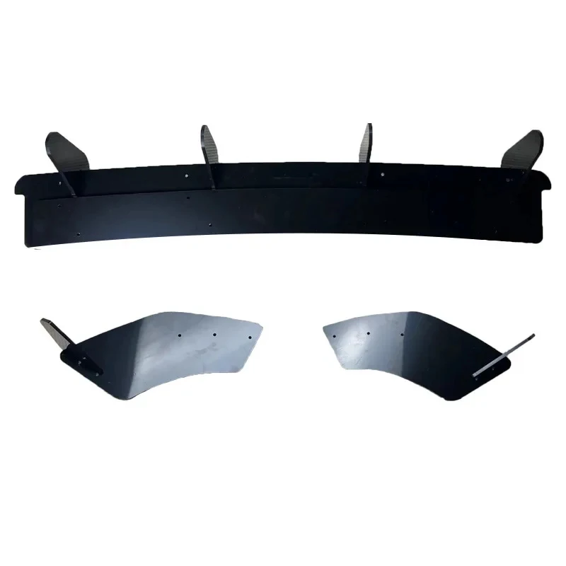 Diffuser Extension V2 Type Blade-Style Rear Spoiler Lip Curtain Car Modification Upgrade Accessory 4